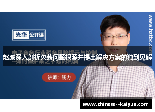 赵鹏深入剖析欠薪问题根源并提出解决方案的独到见解 赵鹏深入剖析欠薪问题根源并提出解决方案的独到见解